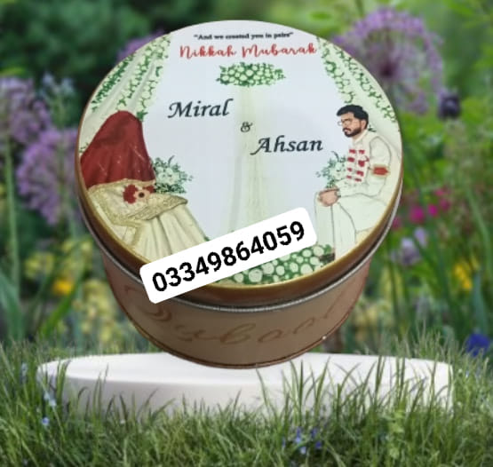 nikkah tin boxes bid boxes favour boxes lahore pakistan