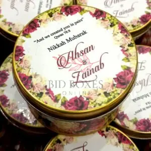 Floral Tin Box