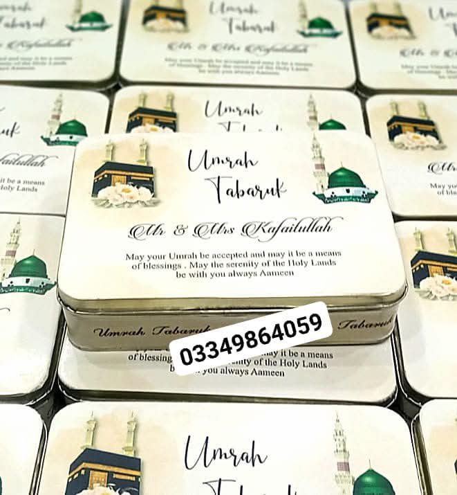 Umrah tabarruk boxes Umrah tabarruk boxes