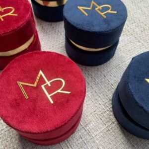 Elegant velvet cardboard boxes Elegant velvet cardboard boxes