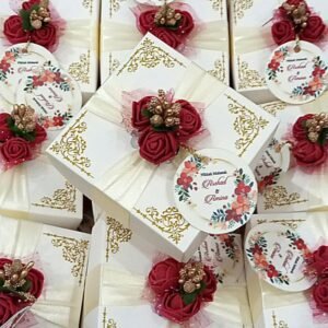 Elegant mehroon flower special bid boxes Elegant mehroon flower special bid boxes