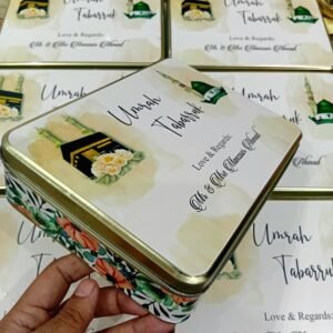 9 by 7 inches umrah boxes