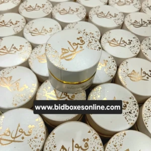 Cardboard box foil printing